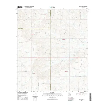 2015 Map of Hollis Creek, 2015 Print