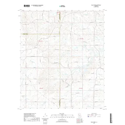 2018 Map of Hollis Creek, 2018 Print