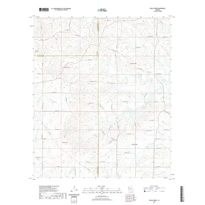 2020 Map of Hollis Creek, 2020 Print