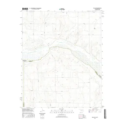 2016 Map of Hollis SW, 2016 Print