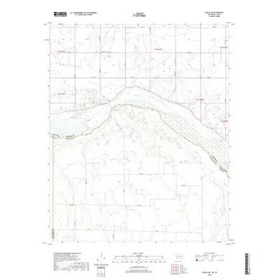 2018 Map of Hollis SW, 2018 Print