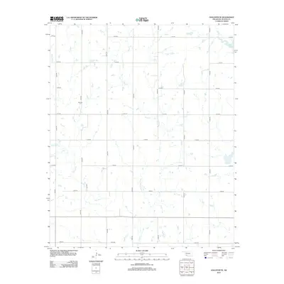 2012 Map of Hollister NE, 2012 Print