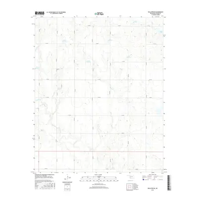 2016 Map of Hollister NE, 2016 Print