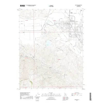 2018 Map of Hollister, 2018 Print