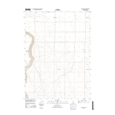2013 Map of Hollister SW, 2013 Print
