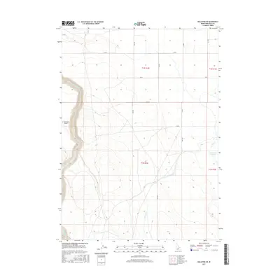 2017 Map of Hollister SW, 2017 Print