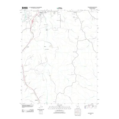 2012 Map of Hollister, 2012 Print