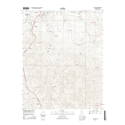 2015 Map of Hollister, 2015 Print