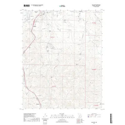 2017 Map of Hollister, 2017 Print