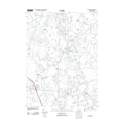 2012 Map of Holliston, 2012 Print