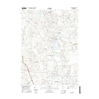 2015 Map of Holliston, 2015 Print