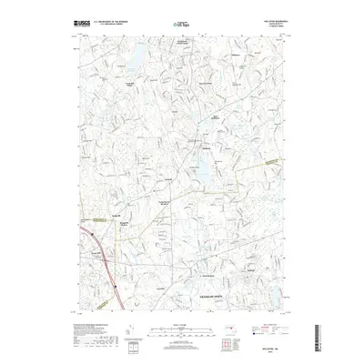 2018 Map of Holliston, 2018 Print