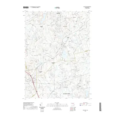2021 Map of Holliston, 2021 Print