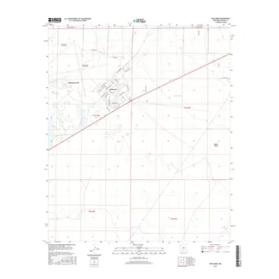2017 Map of Holloman, 2017 Print