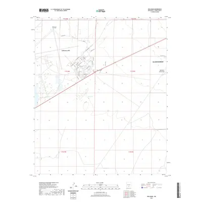 2020 Map of Holloman, 2020 Print