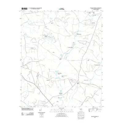 2011 Map of Hollow Creek, 2011 Print