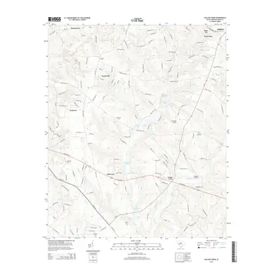 2014 Map of Hollow Creek, 2014 Print