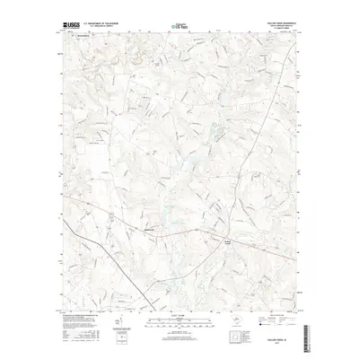 2017 Map of Hollow Creek, 2017 Print