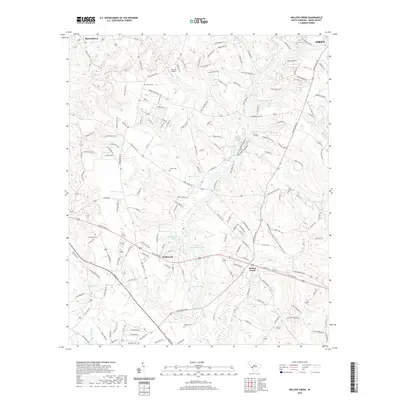 2020 Map of Hollow Creek, 2020 Print