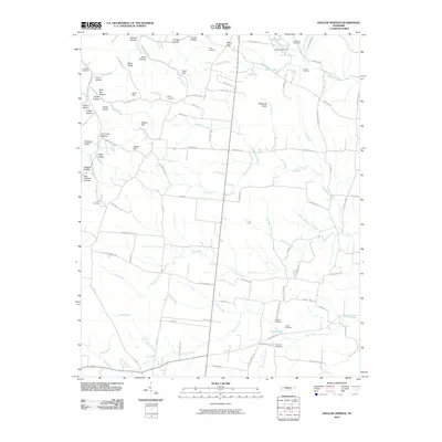 2010 Map of Hollow Springs, 2010 Print