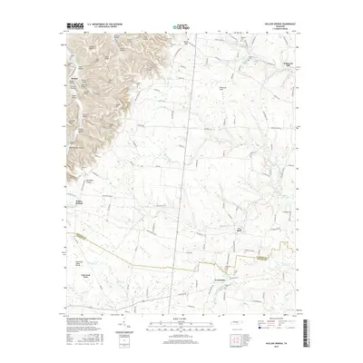 2016 Map of Hollow Springs, 2016 Print