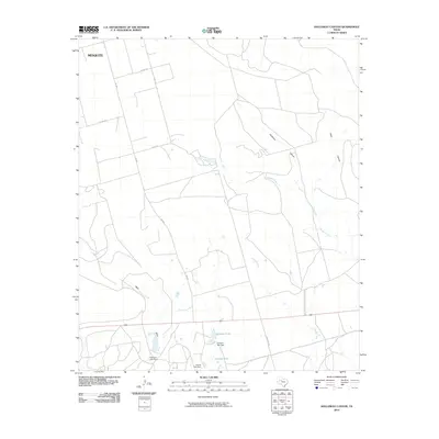 2010 Map of Holloway Canyon, 2010 Print