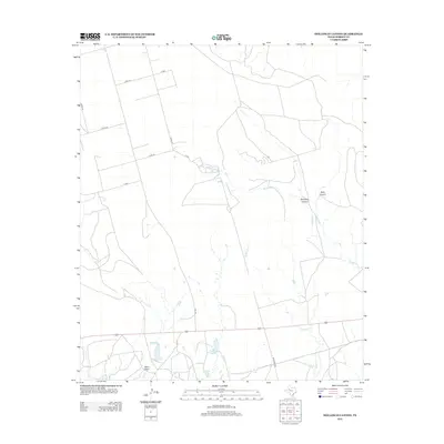 2012 Map of Holloway Canyon, 2012 Print
