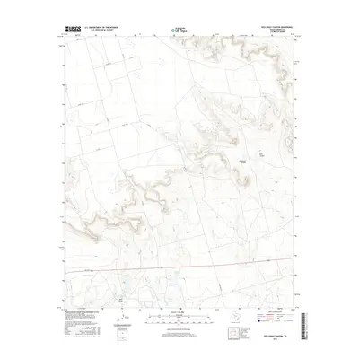 2016 Map of Holloway Canyon, 2016 Print