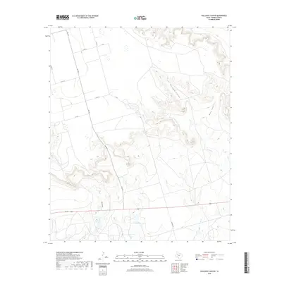 2019 Map of Holloway Canyon, 2019 Print