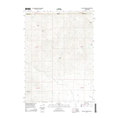 2015 Map of Holloway Mountain, 2015 Print