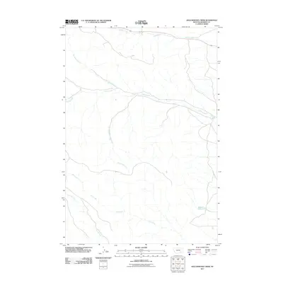 2011 Map of Hollowwood Creek, 2011 Print
