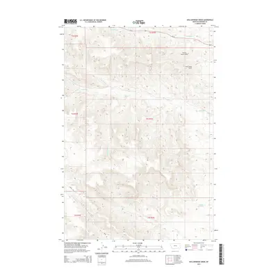 2014 Map of Hollowwood Creek, 2014 Print