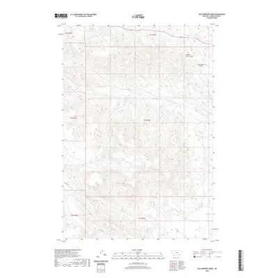 2020 Map of Hollowwood Creek, 2020 Print