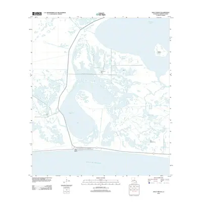 2012 Map of Holly Beach, 2012 Print