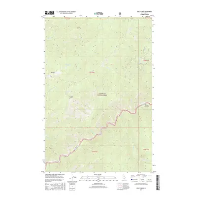 2017 Map of Holly Creek, 2017 Print