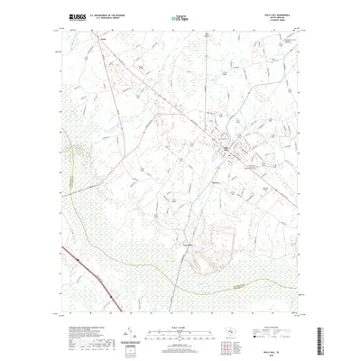 2020 Map of Holly Hill, 2020 Print