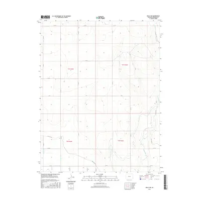 2016 Map of Holly NW, 2016 Print