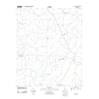 2011 Map of Holly Pond, 2011 Print
