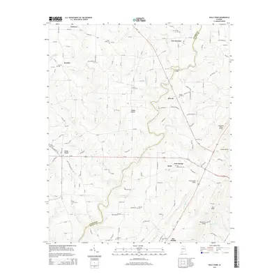 2014 Map of Holly Pond, 2014 Print