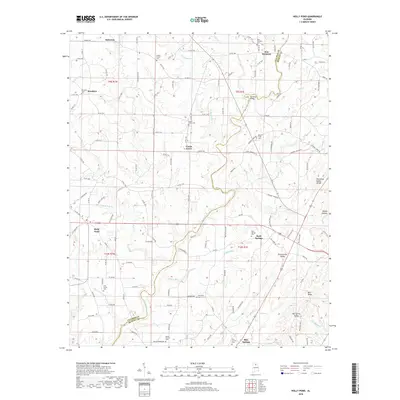 2018 Map of Holly Pond, 2018 Print