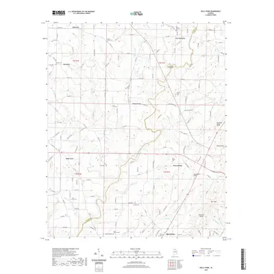2020 Map of Holly Pond, 2020 Print
