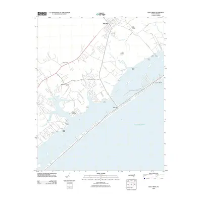 2010 Map of Holly Ridge, 2010 Print