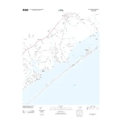 2013 Map of Holly Ridge, 2013 Print