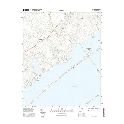 2016 Map of Holly Ridge, 2016 Print