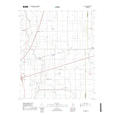 2018 Map of Holly Ridge, 2018 Print