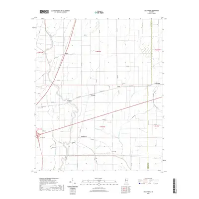 2020 Map of Holly Ridge, 2020 Print