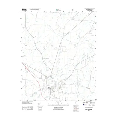 2012 Map of Holly Springs, 2012 Print