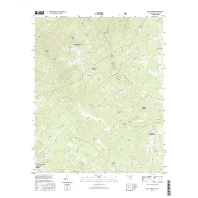 2017 Map of Holly Springs, 2017 Print