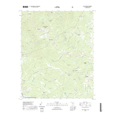 2020 Map of Holly Springs, 2020 Print