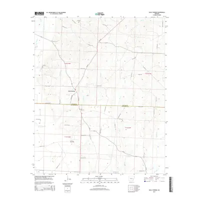 2014 Map of Holly Springs, 2014 Print